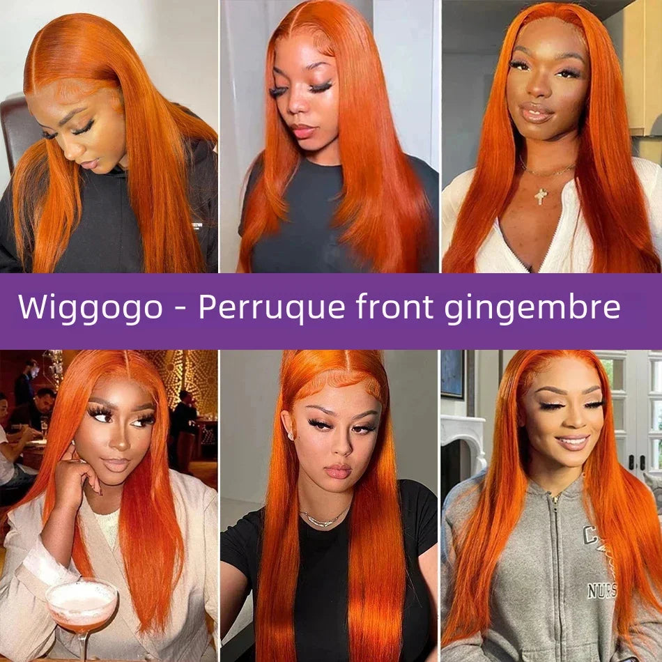 Orange Glow Lace Front