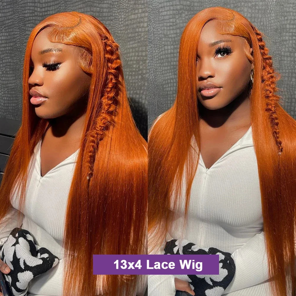 Orange Glow Lace Front