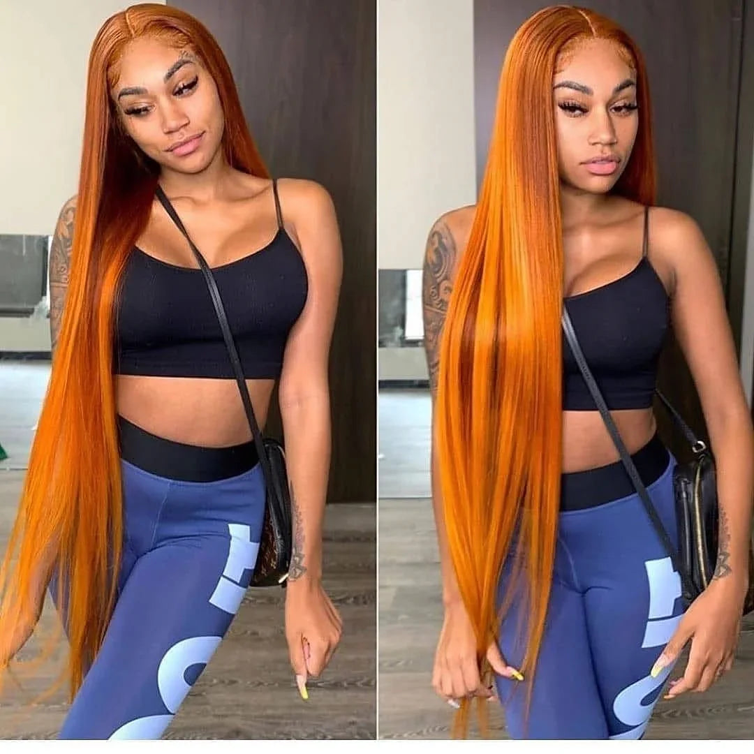 Orange Glow Lace Front