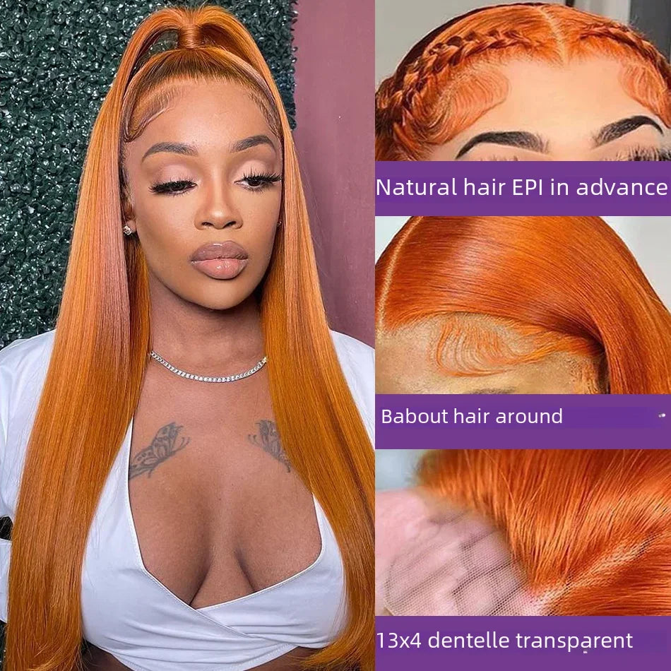 Orange Glow Lace Front